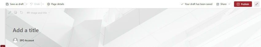 Choose a Page Template-